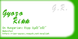 gyozo ripp business card